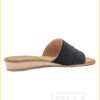 Slipper met gesp suede - BAB220001 zwart