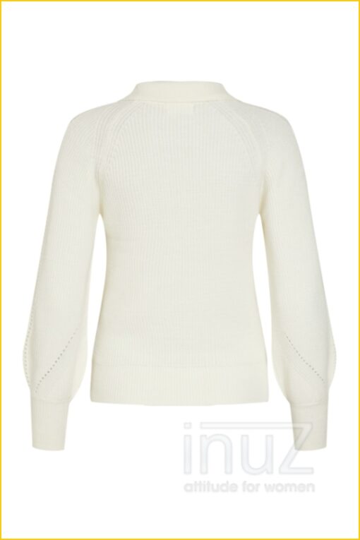 Trui Objkila -OBJ220038 offwhite - Afbeelding 2
