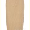 OBJDANITZA HW KNIT MIDI SKIRT-OBJ220025 beige