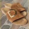 Slipper -BAB210008- camel