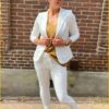 Travelpants -BHA220103 offwhite