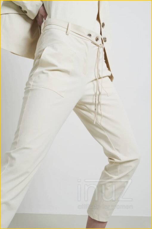 Jane Lushka - Pants Ber - JAN20061 off white