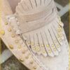 Mocassin met studs - BAB220015 sand