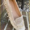 Mocassin met studs - BAB220015 sand