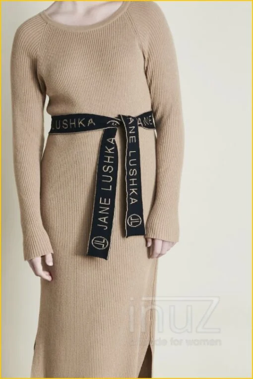 Jane Lushka - Knit belt -JAN220094 beige - Afbeelding 2