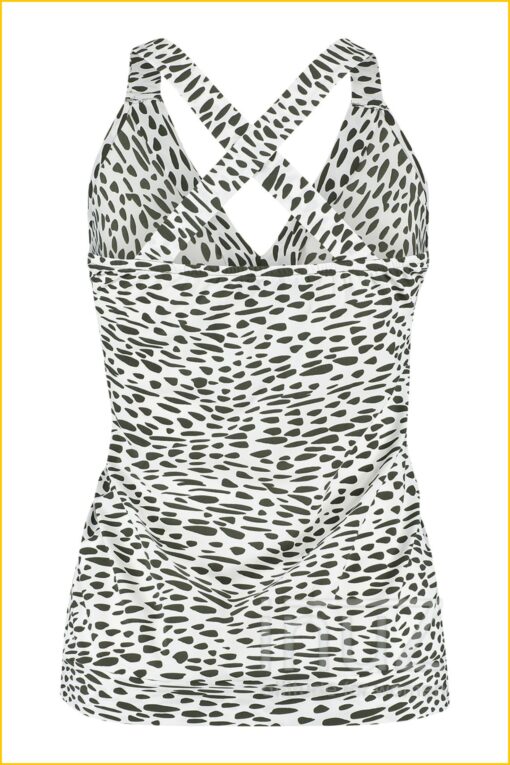 Tanktop Magic cheeta - STU210053 wit