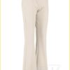 Pantalon Flair pijp - STU210116 greige/darkblue