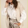 Aaiko - Gilet Bo wp - AAI220039 cream