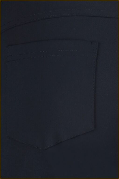 Studio Anneloes - Broek Margot faux leather - STU220058 dark blue