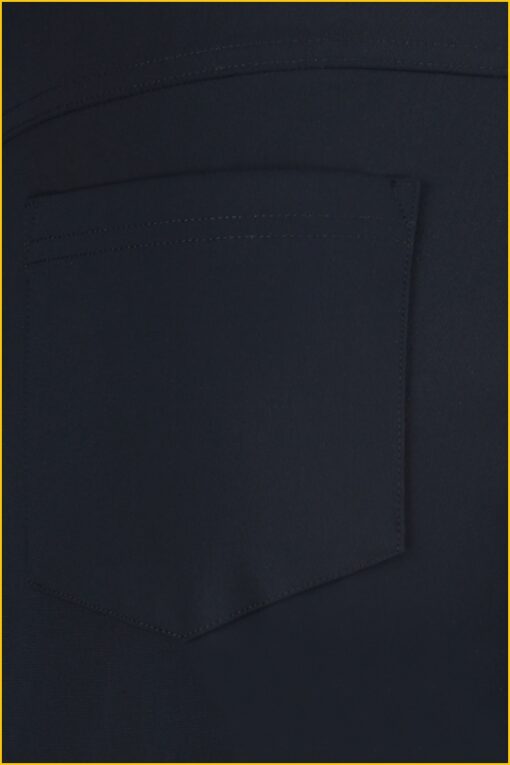 Studio Anneloes - Broek Margot faux leather - STU220058 dark blue - Afbeelding 5