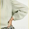 Aaiko - Blouse Soya vis -AAI220008 groen