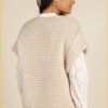 Aaiko - Gilet Bo wp - AAI220039 cream