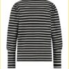 Sweater Taylor strip - STU220059 black/white