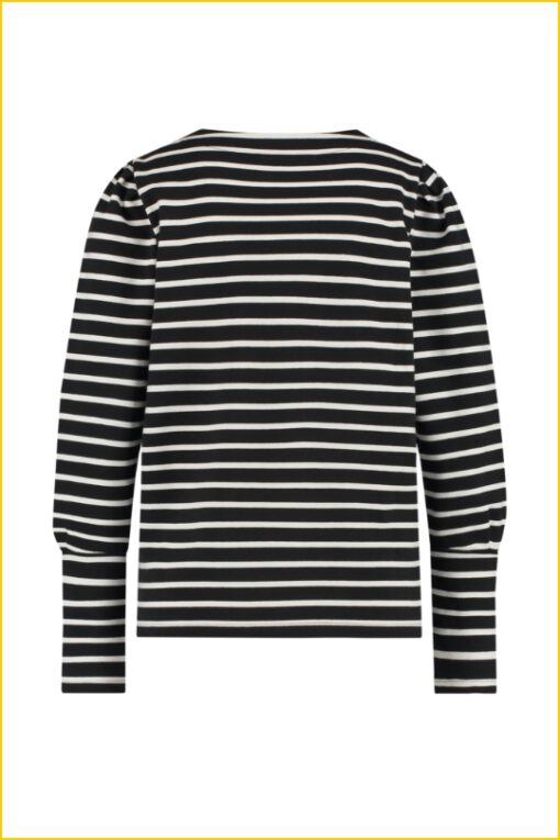 Sweater Taylor strip - STU220059 black/white