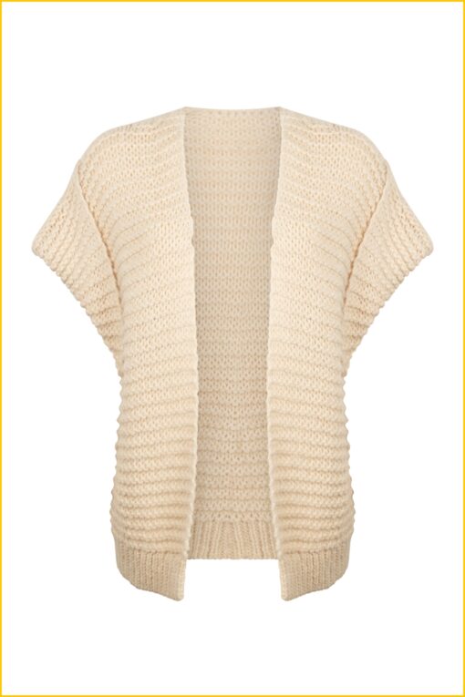 Aaiko - Gilet Bo wp - AAI220039 cream