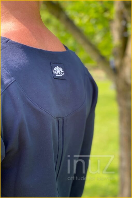 Sweatdress - MAR210010- blauw - Afbeelding 2