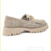 Loafer met goud schakel - BAB220012 beige