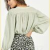 Aaiko - Blouse Soya vis -AAI220008 groen