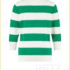 Wieke stripe pullover -STU220018 groen