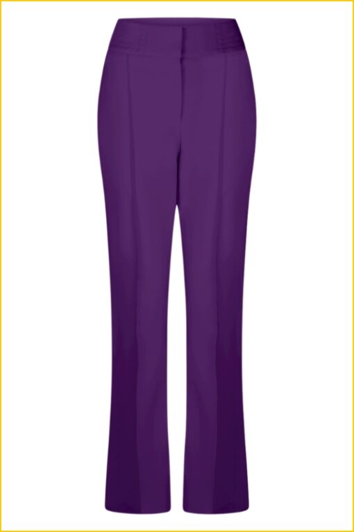 Aaiko - Broek Hanna vis - AAI220032 plum