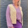 Aaiko - Blouse Deborah vis - AAI220033 plum