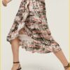 Jurk rosy midi -FRE220013 coral