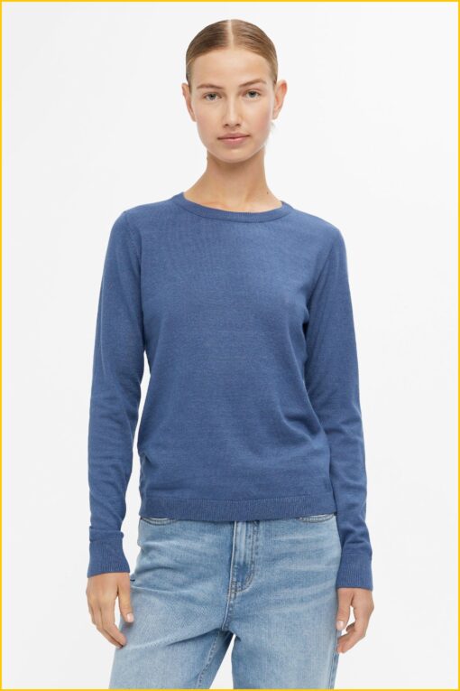 Object Pullover OBJTHESS Bijou Blue