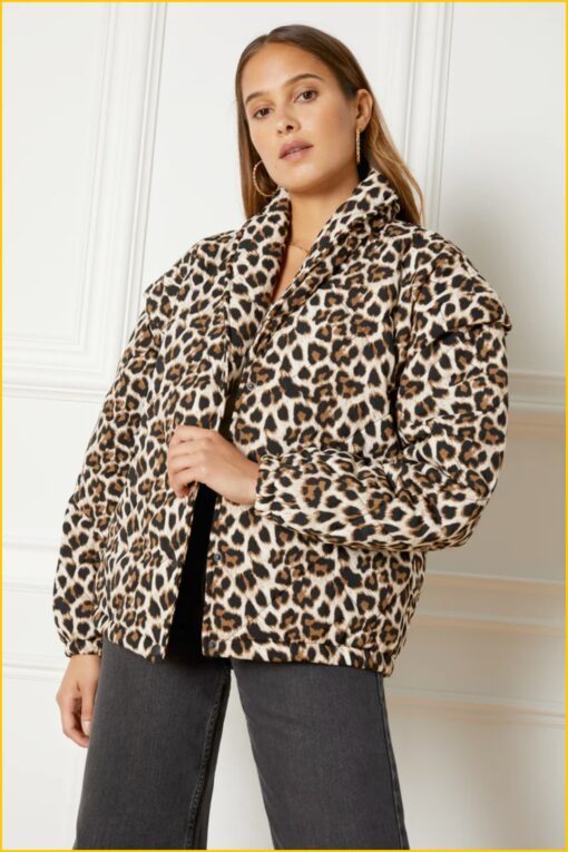 Refined Department Jay jacket leopard