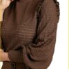 Aaiko Zinzy Top Donkerbruin