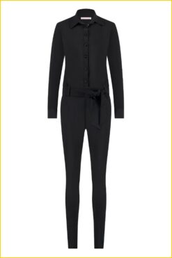 Studio Anneloes Angelique LS jumpsuit black