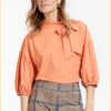 Studio Anneloes July small bow blouse ginger