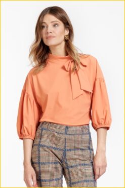 Studio Anneloes July small bow blouse ginger