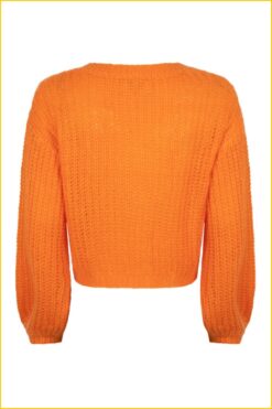 Ydence Knitted Sweater Beryl Orange