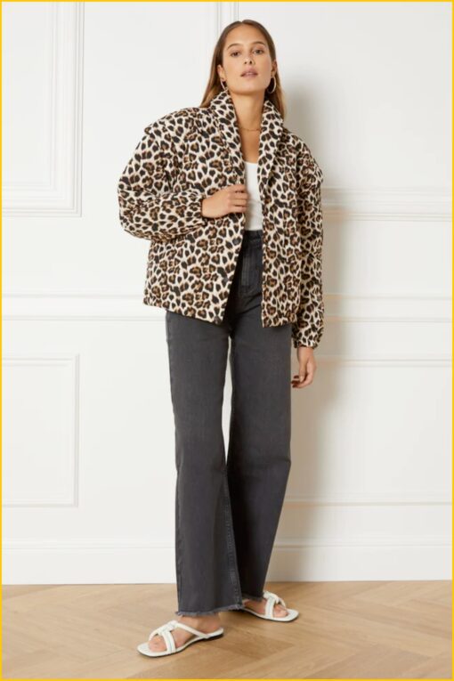 Refined Department Jay jacket leopard