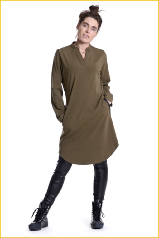 Sneakerdresses Dress tunic olive