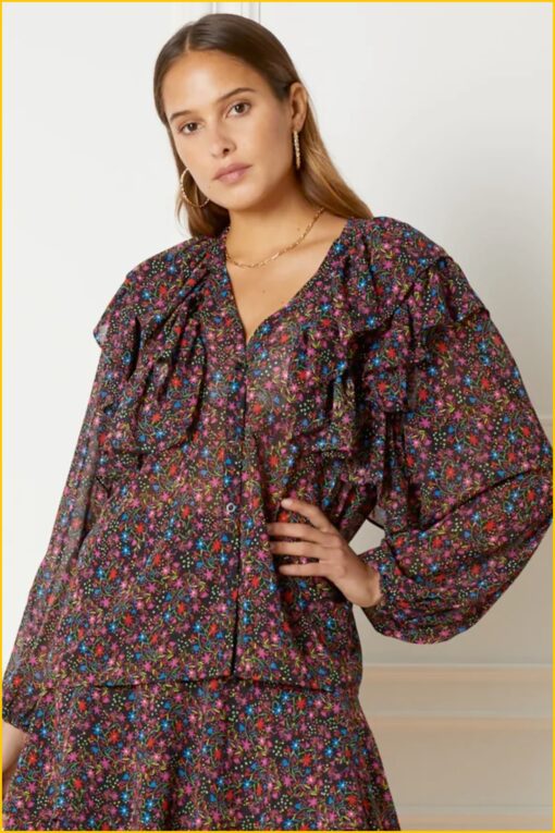Refined Department Donna Blouse print