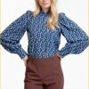 Studio Anneloes blouse beaulot diamond chestnut new cobalt (blauw)