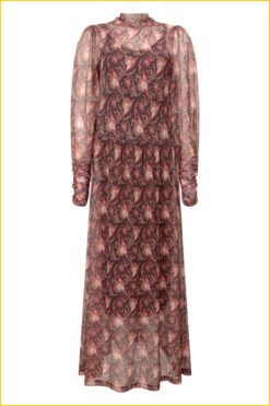 Aaiko Zinna Paisley Jurk Rood