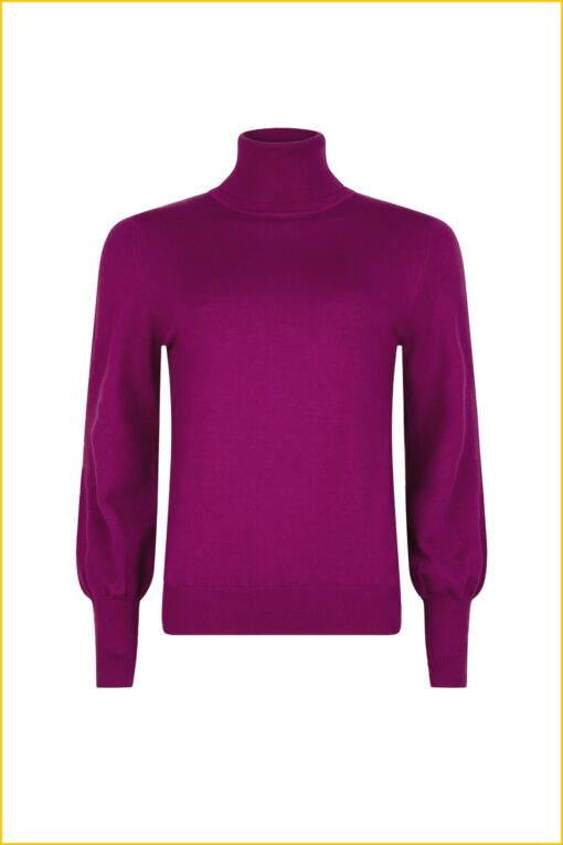 Ydence - Knitted top Mel - YDE220025 purple
