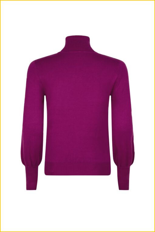 Ydence - Knitted top Mel - YDE220025 purple - Afbeelding 3