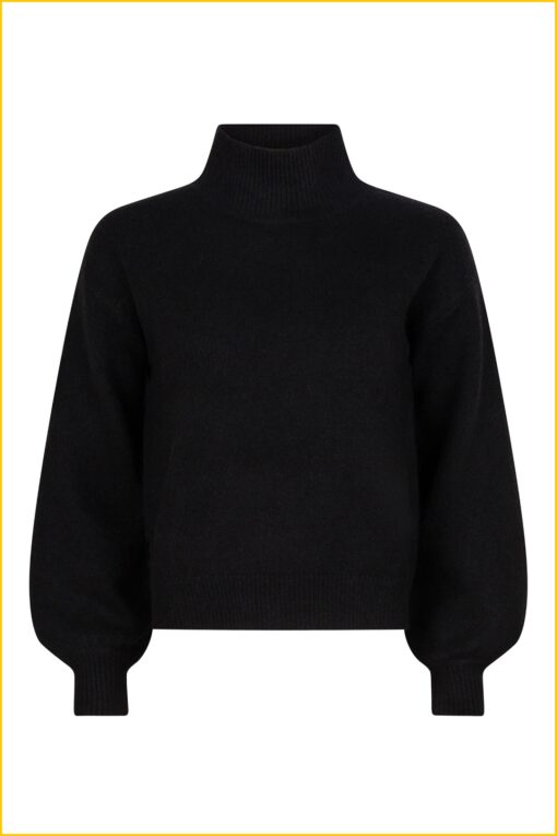 Ydence - Knitted sweater Whitney - YDE220029 black