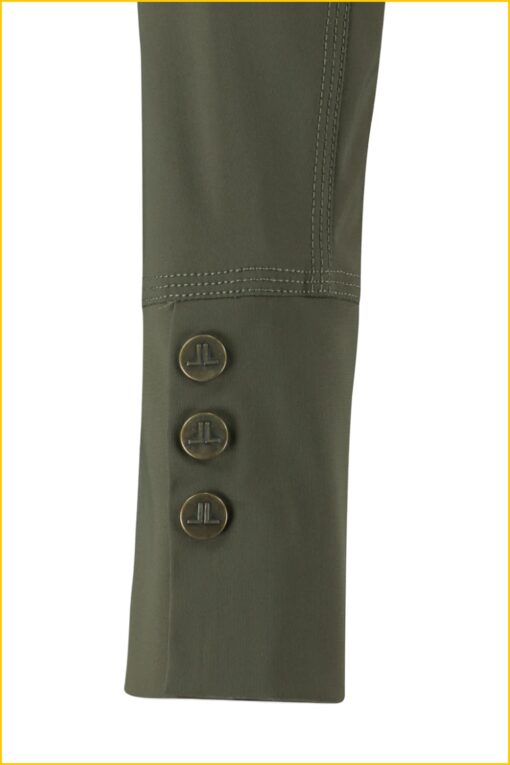 Jane Lushka Blazer Roma easy wear Technical Jersey Army