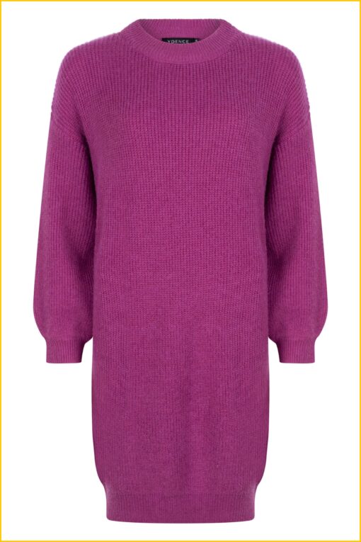 Knitted dress Jayna - YDE220027 purple