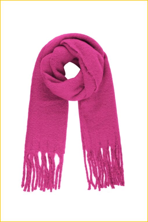 Yehwang sjaal winter uni fuchsia