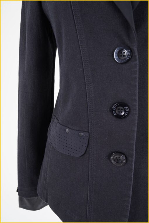 Jas jeans - ZIP220022 zwart - Afbeelding 3