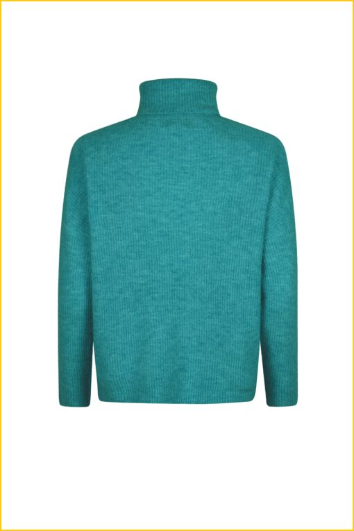 Ydence - Knitted sweater Kiki - YDE220020 turquoise