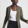 Jane Lushka Blazer Roma easy wear Technical Jersey Army