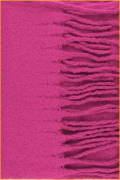 Yehwang sjaal winter uni fuchsia