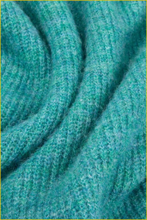 Ydence - Knitted sweater Kiki - YDE220020 turquoise