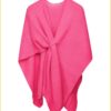 Yehwang omslagdoek gebreid fuchsia